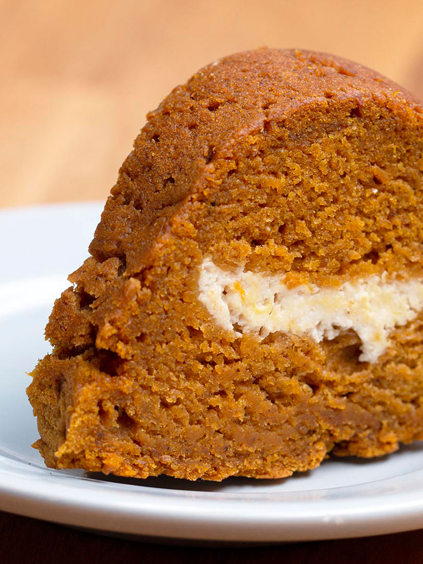 Pumpkin Bread Ring with Maple Cream Cheese Filling